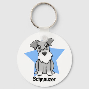 Kawaii SternSchnauzer Schlüsselanhänger