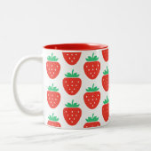 kawaii strawberries zweifarbige tasse (Links)