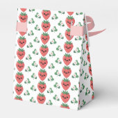 Kawaii Strawberry Baby Shower Geschenkschachtel (Rückseite)