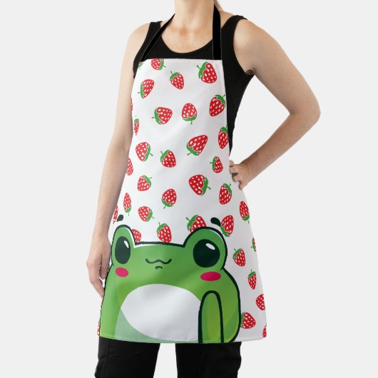 Kawaii Strawberry Frog Schürze (InSitu)