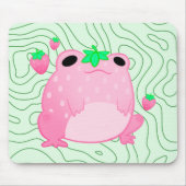 Kawaii Strawberry Frog Softcore Mousepad (Vorne)
