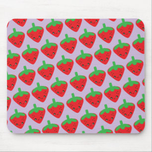 Kawaii Strawberry Mousepad