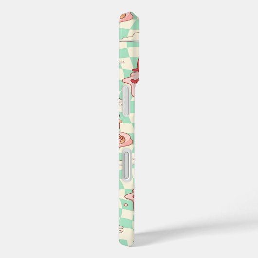 Kawaii Strawberry Picnic Pattern Case-Mate iPhone Hülle (Rückseite / Rechts)