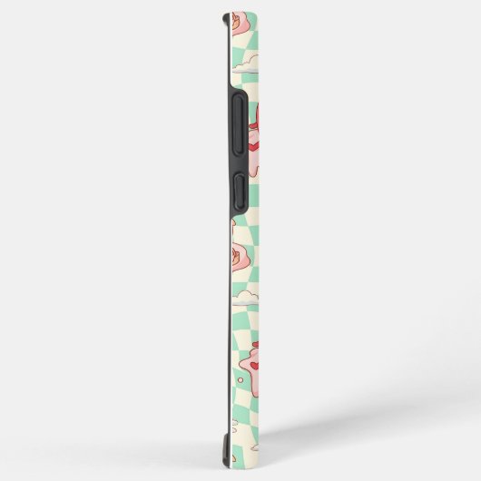 Kawaii Strawberry Picnic Pattern Samsung Galaxy Hülle (Rechte Seite)