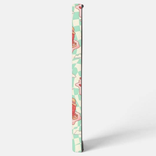 Kawaii Strawberry Picnic Pattern Samsung Galaxy Hülle (Linke Seite)