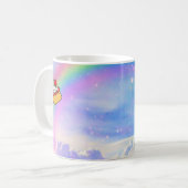 Kawaii Strawberry Shortcake Narwhal Kaffeetasse (Vorderseite Links)