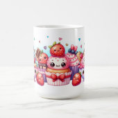 Kawaii Strawberry Süßigkeiten und Ice Cream Friend Verwandlungstasse (Zentrum)