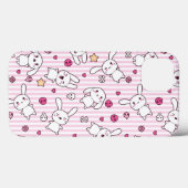 Kawaii-Streifen Case-Mate iPhone Hülle (Rückseite (Horizontal))