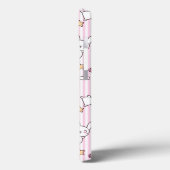 Kawaii-Streifen Case-Mate iPhone Hülle (Rückseite / Links)