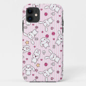 Kawaii-Streifen Case-Mate iPhone Hülle (Rückseite)