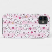 Kawaii-Streifen Case-Mate iPhone Hülle (Rückseite (Horizontal))