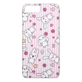 Kawaii-Streifen Case-Mate iPhone Hülle (Rückseite)