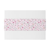 kawaii stripes Muster Einladungsbanderole (Rückseitenbeispiel)