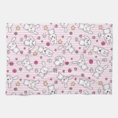 kawaii stripes Muster Handtuch (Horizontal)