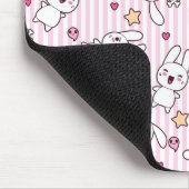 kawaii stripes Muster Mousepad (Ecke)