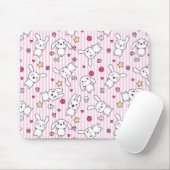 kawaii stripes Muster Mousepad (Mit Mouse)