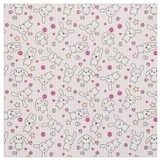 kawaii stripes Muster Stoff (Muster)