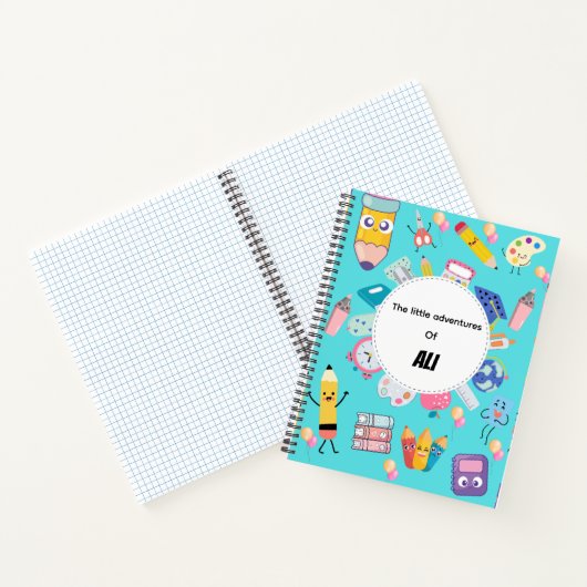 Kawaii Study Vibes Notebook von Kindern Notizblock (Innenseite)