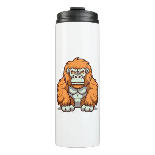 Kawaii-Style Grafikdesign in fröhlichen Farbtönen Thermosbecher