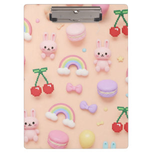 Kawaii Style: Kirschen und Macarons von Natasha Us Klemmbrett