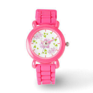 Kawaii Style Sakura Cherry Tree Blossom Armbanduhr