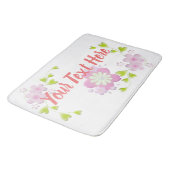 Kawaii Style Sakura Cherry Tree Blossom Badematte (Schrägansicht)