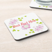 Kawaii Style Sakura Cherry Tree Blossom Getränkeuntersetzer (Linke Seite)