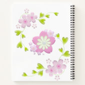 Kawaii Style Sakura Cherry Tree Blossom Notizblock (Rückseite)