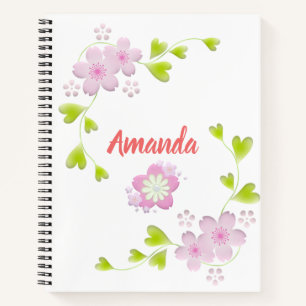 Kawaii Style Sakura Cherry Tree Blossom Notizblock