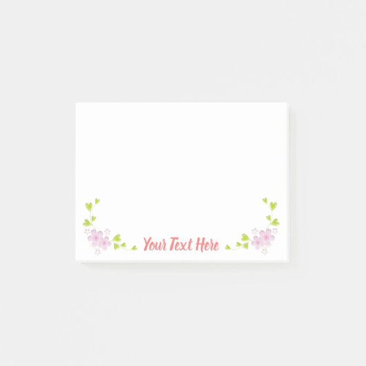 Kawaii Style Sakura Cherry Tree Blossom Post-it Klebezettel (Vorderseite)