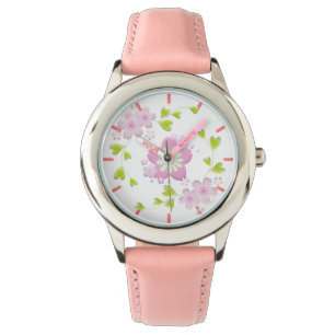 Kawaii Style Sakura Kirschbaum Blossom Armbanduhr