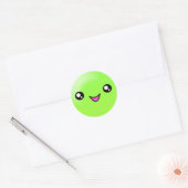 Kawaii Sugar Dots Limon Happy Face Sticker (Umschlag)
