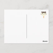 Kawaii Summer Ice Lolly Popsicle Cats Postkarte (Rückseite)
