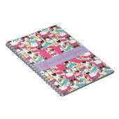Kawaii Summer Niedlich Kitty Cats Notizblock (Rechte Seite)