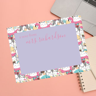 Kawaii Summer Niedlich Kitty Cats Post-it Klebezettel