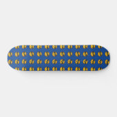 Kawaii Sun mit Sonnenbrillen Happy Emoji Faces Skateboard (Horizontal)
