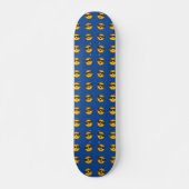 Kawaii Sun mit Sonnenbrillen Happy Emoji Faces Skateboard (Vorne)