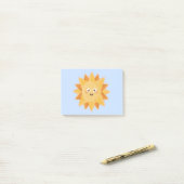 Kawaii Sun Post-it Klebezettel (Auf Schreibtisch)
