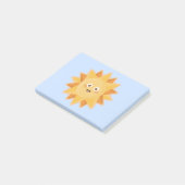 Kawaii Sun Post-it Klebezettel (angewinkelt)