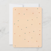 Kawaii Sun Ray of Sunshine Pastel Baby Shower Einladung (Rückseite)