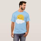 Kawaii Sun und Cloud T-Shirt (Vorne ganz)