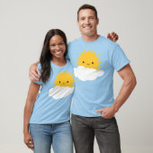 Kawaii Sun und Cloud T-Shirt (Unisex)