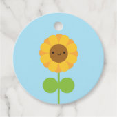 Kawaii Sunflower Geschenkanhänger (Vorderseite)