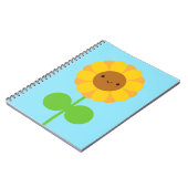 Kawaii Sunflower Notizblock (Linke Seite)
