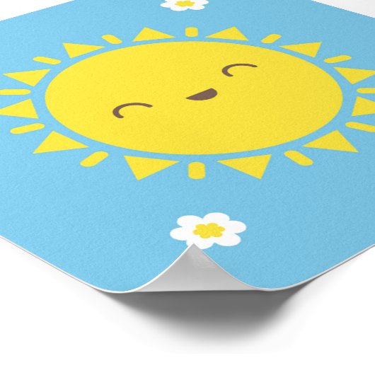 Kawaii Sunny Days Poster (Ecke)
