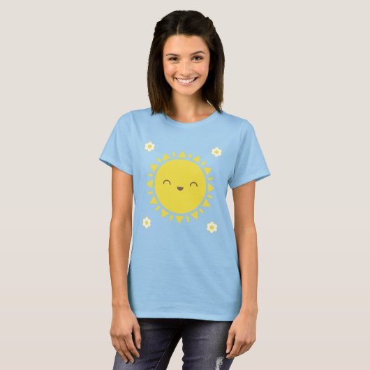 Kawaii Sunny Days T-Shirt (Vorne ganz)