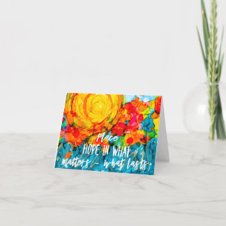 Kawaii Sunrise Hope Lovitude Dankeskarte