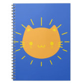 Kawaii Sunshine Cat Notizblock (Vorderseite)