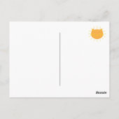 Kawaii Sunshine Cat Postkarte (Rückseite)