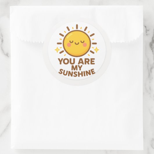 Kawaii Sunshine Sticker (Tasche)
